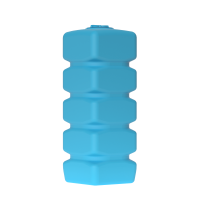 Бак д/воды QUADRO W-1000 (синий) с поплавком
