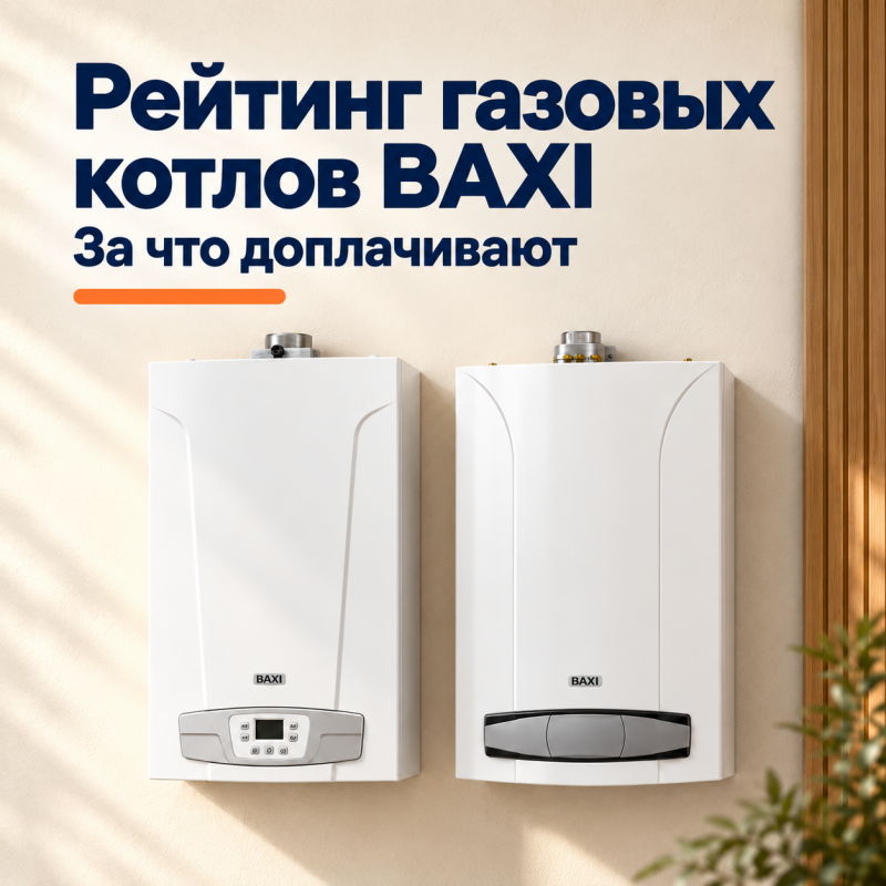 Рейтинг газовых котлов BAXI: за что доплачивают на восьми ступенях